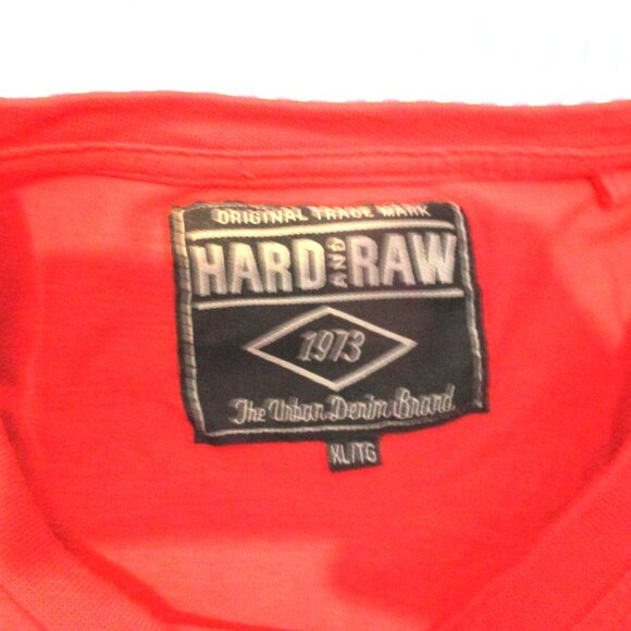 🔥 Red Long Sleeve "Athletics 73" Shirt – HARD AND RAW – Size XL - Picture 7 of 8